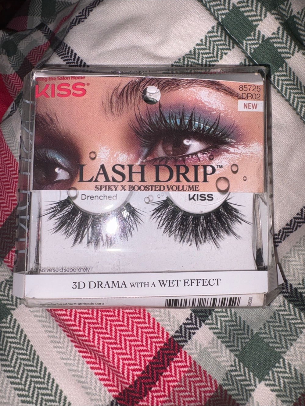 Kiss Lash Drip 3D Dramatic False Lashes - Black